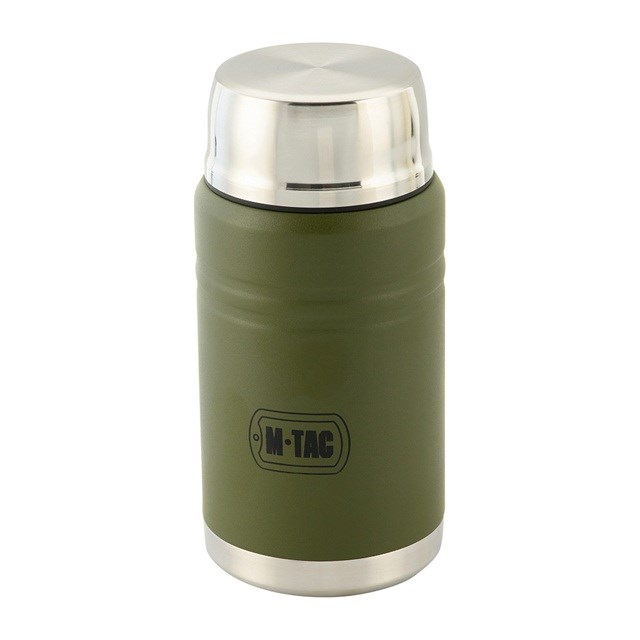 Termos obiadowy z łyżką ze stali Inox M-TAC Olive poj. 750 ml. — zdjęcie 1 z 8