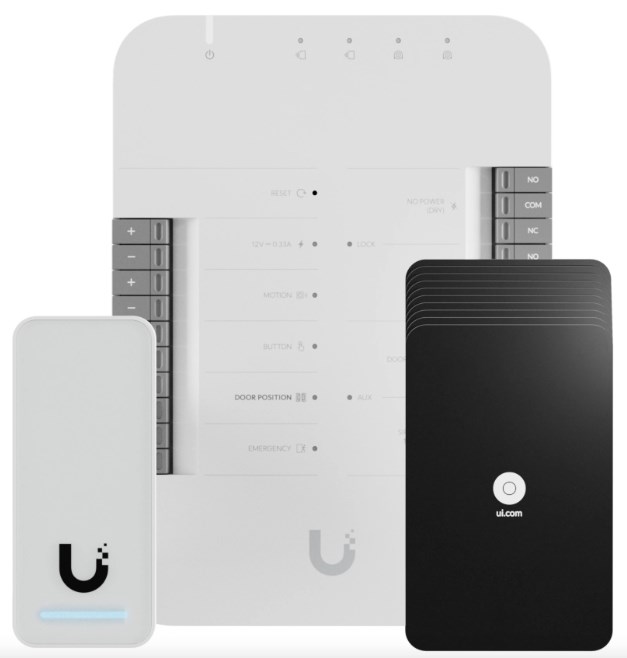 Zestaw startowy UniFi Access G2 + Hub + 10 kart