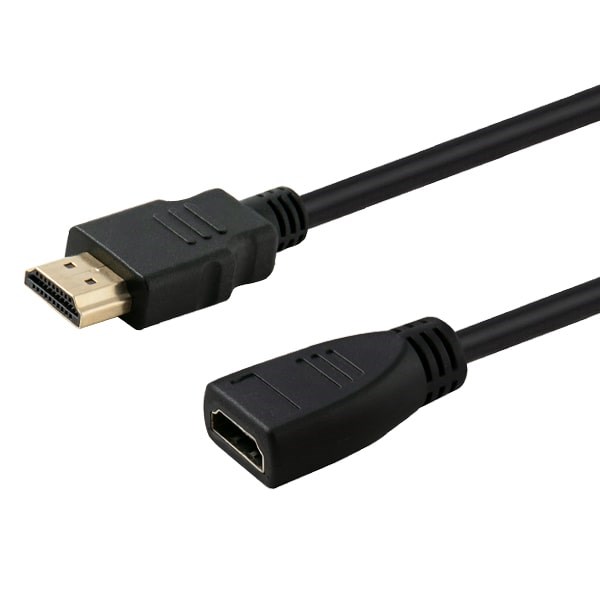 Przedłużacz SAVIO CL-132, HDMI F-M, 1m, czarny