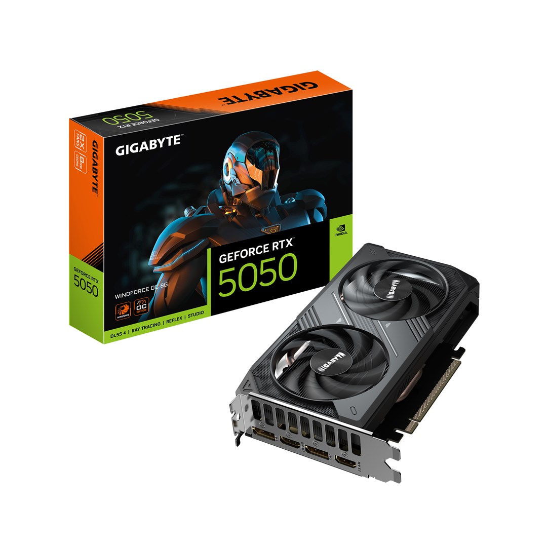 Karta graficzna Gigabyte GeForce RTX 5050 WINDFORCE OC 8G — zdjęcie 1 z 8