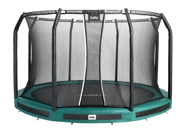 Trampolina Premium Ground Combo 396cm Zielona — zdjęcie 1 z 4