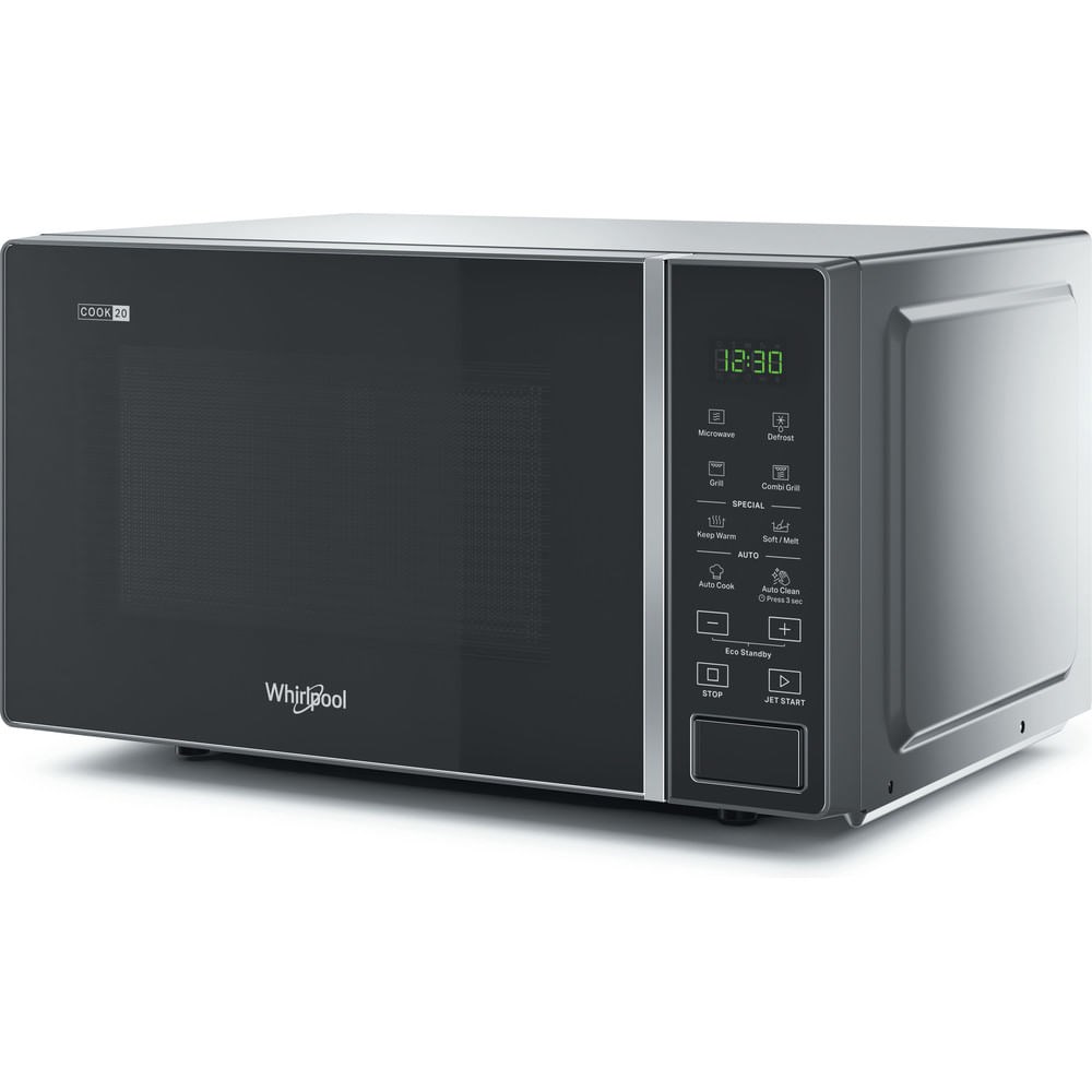 Kuchenka mikrofalowa Whirlpool MWP 203 SB, 20l, czarna — zdjęcie 1 z 4