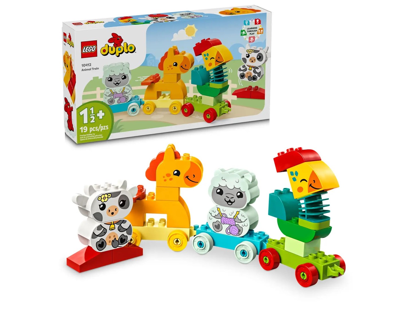 LEGO Duplo 10412 - Pociąg ze zwierzątkami — zdjęcie 1 z 6