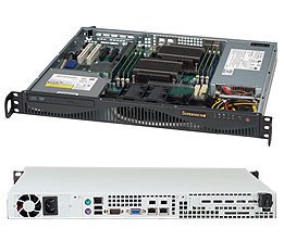 Obudowa serwerowa Supermicro CSE-512F-350B1 1U