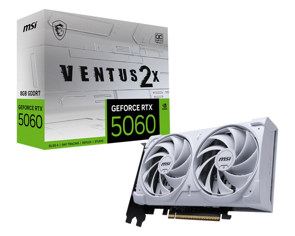 Karta graf. MSI RTX 5060 8G VENTUS 2X OC — zdjęcie 1 z 5