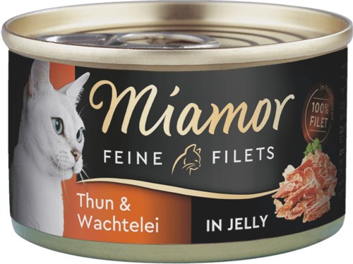 MIAMOR Feine Filets Tuńczyk z Jajami Przepiórki 100g
