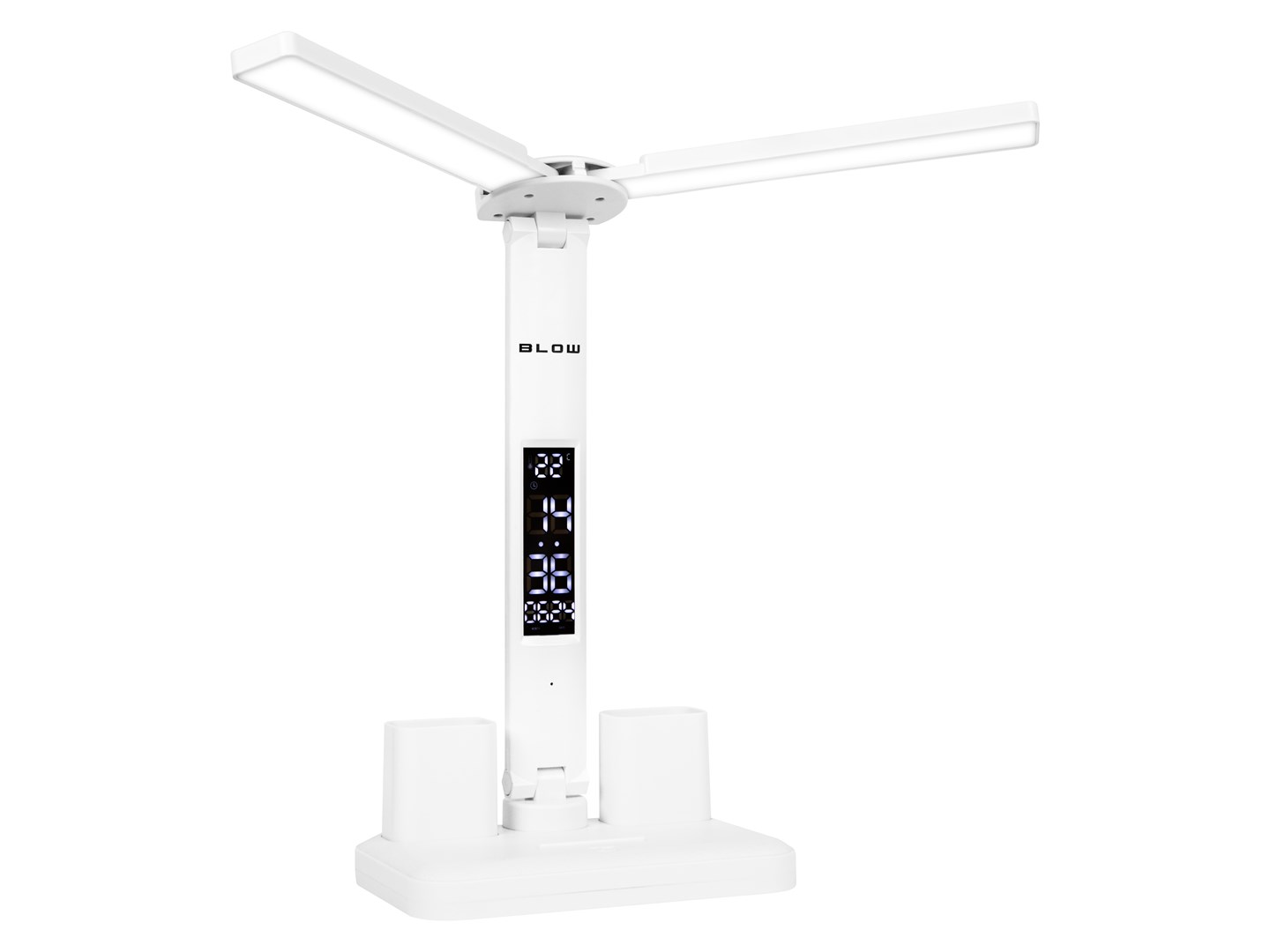 BLOW LAMPKA BIURKOWA LED LB-24 Z ZEGARKIEM — zdjęcie 1 z 8