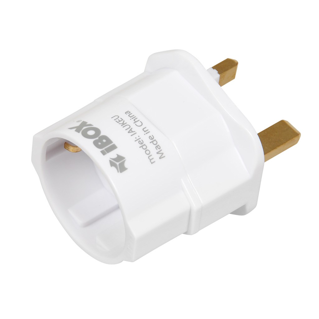 IBOX ADAPTER IAUKEU GNIAZDO ZASILANIA UK DO EU — zdjęcie 1 z 6