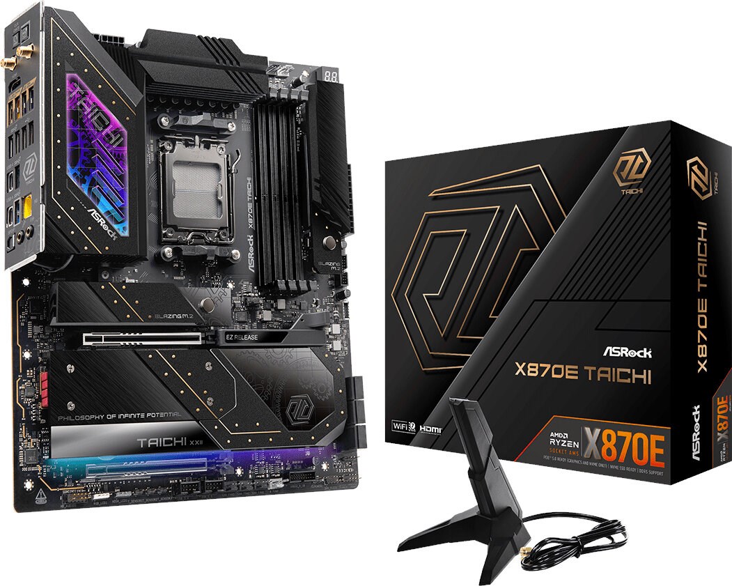 Płyta główna ASRock X870E Taichi Socket AM5 — zdjęcie 1 z 8