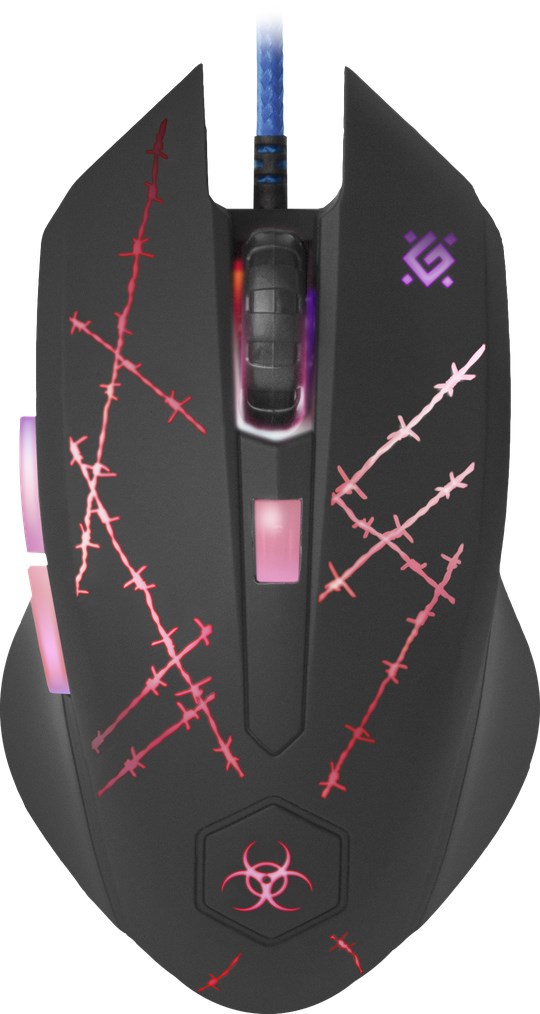 DEFENDER MYSZ PRZEWODOWA FORCED GM-020L 800-3200 DPI — zdjęcie 1 z 8