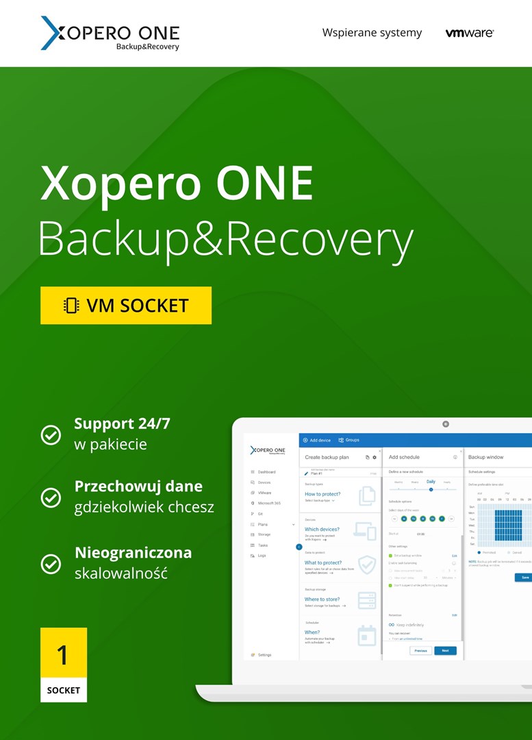 Xopero ONE Lifetime 1x Virtual Agent + Support 4 Years