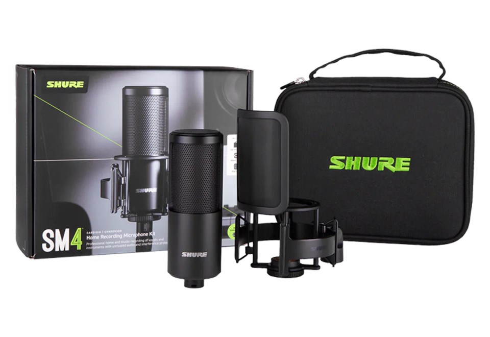 Shure SM4-K-KIT - Mikrofon Zestaw, Czarny