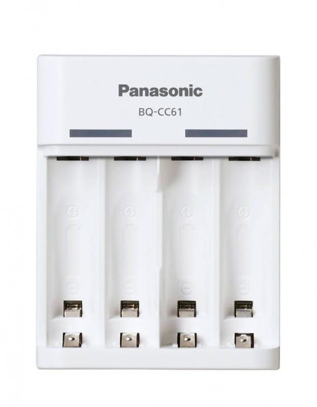 Ładowarka Panasonic Basic USB - Ładowanie 4 Baterii AA, AAA
