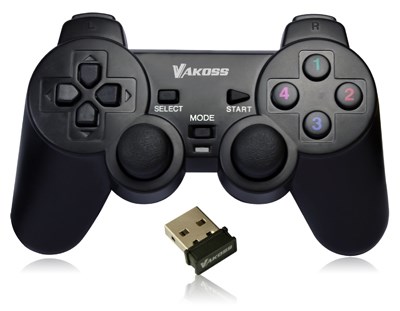 VAKOSS GAMEPAD BEZPRZEWODOWY GP-4705BK CZARNY