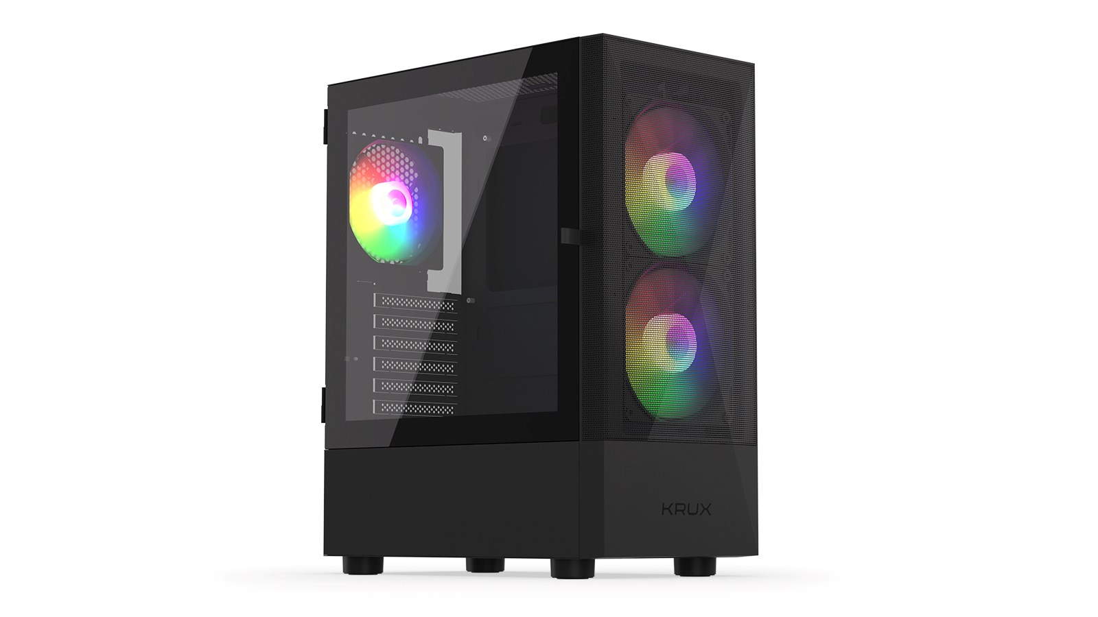 Obudowa KRUX Vako RGB - Kompatybilna z micro ATX, Mini-ATX, ATX — zdjęcie 1 z 8