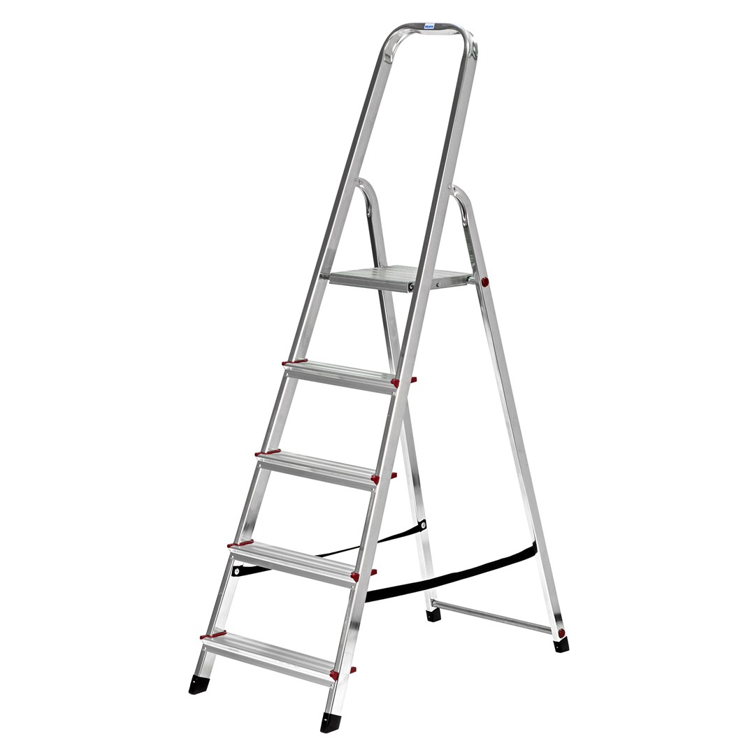 CORDA Drabina Alu 5 stopniowa CRAUZE — zdjęcie 1 z 7