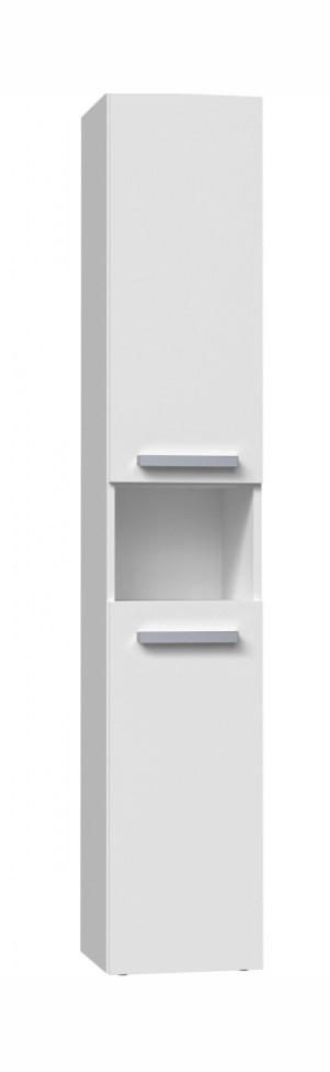 Szafka łazienkowa NEL III 31x30xH174 biel mat — zdjęcie 1 z 7
