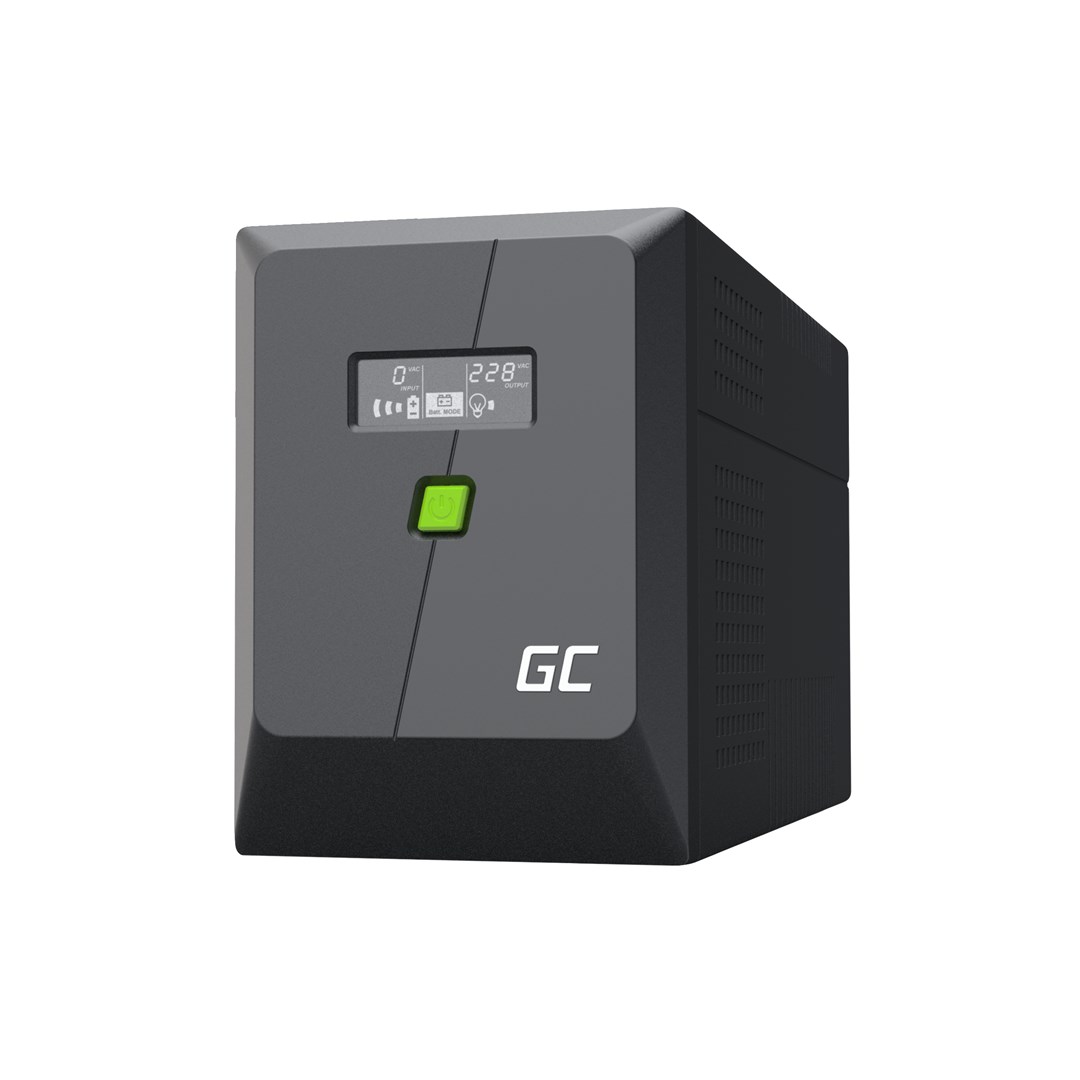 GREEN CELL UPS POWERPROOF 900W/1500VA Pseudo Sine — zdjęcie 1 z 8