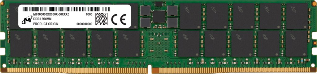 Micron RDIMM 64GB DDR5 4800MHz ECC Registered