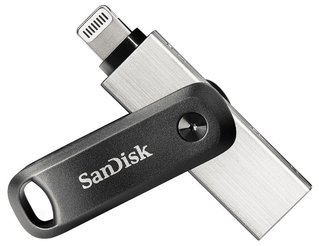 SANDISK iXpand FLASH DRIVE GO 64GB - Breloczek Metalowy — zdjęcie 1 z 4