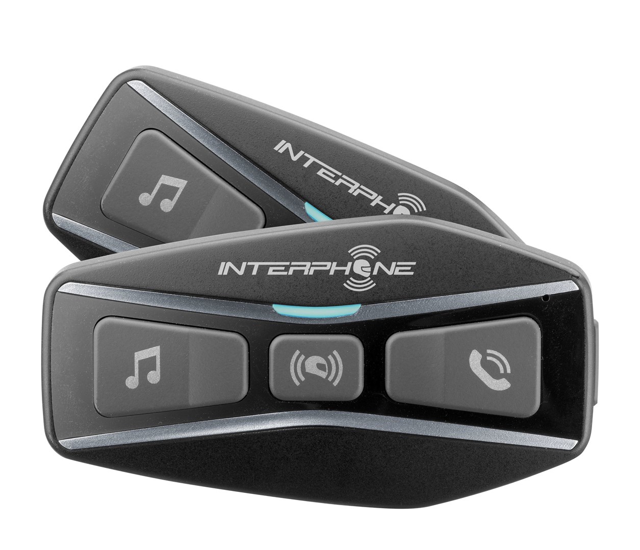 Interkom motocyklowy INTERPHONE U-COM 4, komplet na 2 kaski — zdjęcie 1 z 7