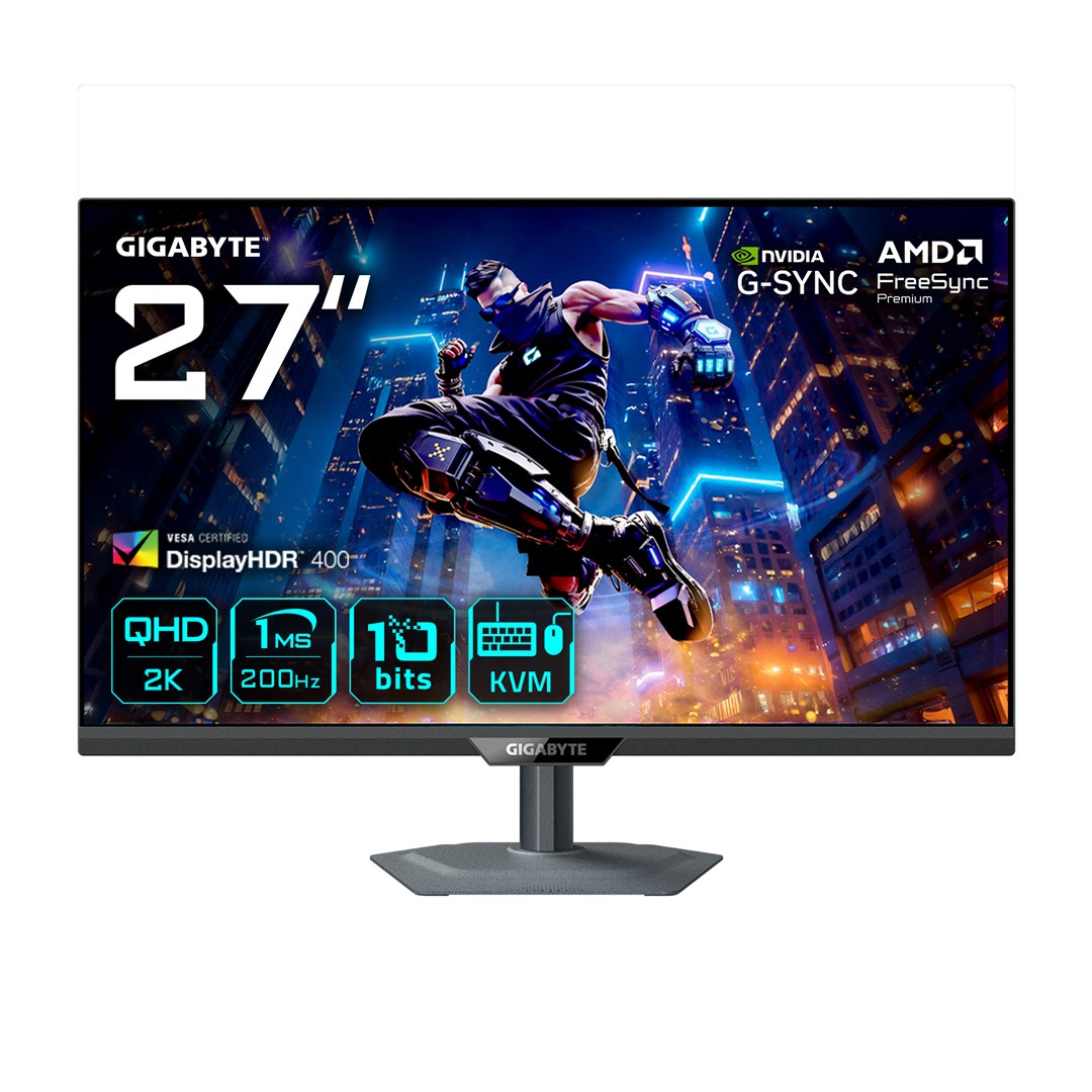 MONITOR GIGABYTE LED 27" M27Q2 QD 200Hz Gaming — zdjęcie 1 z 5