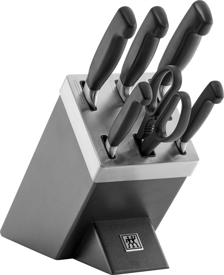 Zestaw noży samoostrzących ZWILLING Four Star 35148-507-0 7 elementów szary — zdjęcie 1 z 8
