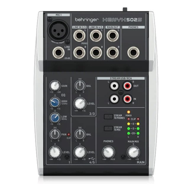 Behringer 502S - 5-Kanałowy Mikser Podcastowy — zdjęcie 1 z 3