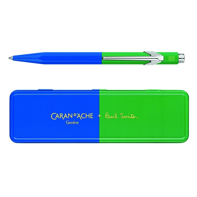 Caran d’Ache Długopis 849 Paul Smith, Cobalt/Emerald — zdjęcie 1 z 4