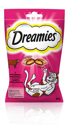 DREAMIES z wołowiną 60g - przysmak mięsny