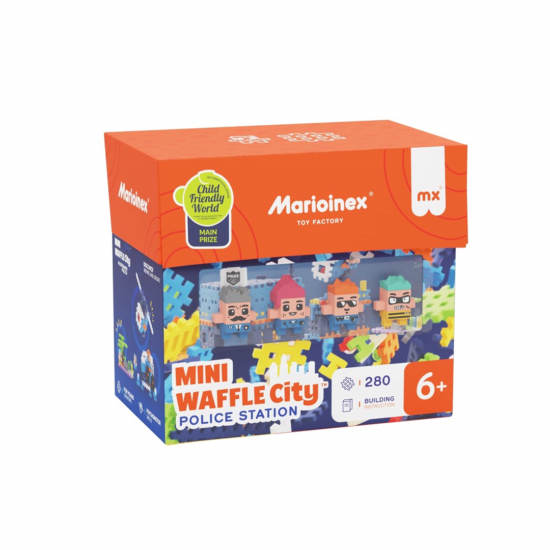 MARIOINEX Klocki Mini Waffle City Posterunek, 280 szt. — zdjęcie 1 z 8