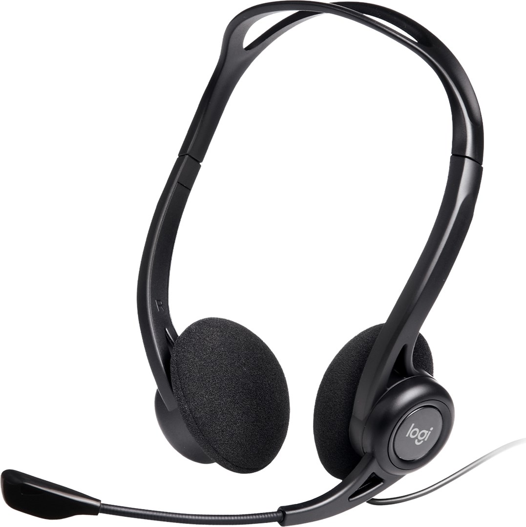 Słuchawki z mikrofonem Logitech 960 (czarne) — zdjęcie 1 z 4