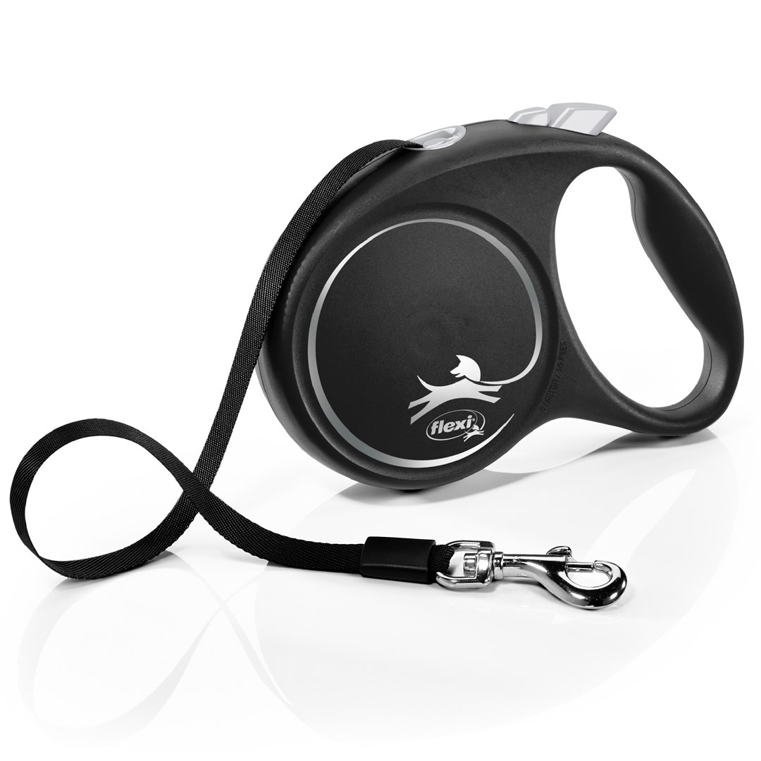 Smycz flexi Black Design L 5m - dla psa do 50kg — zdjęcie 1 z 6