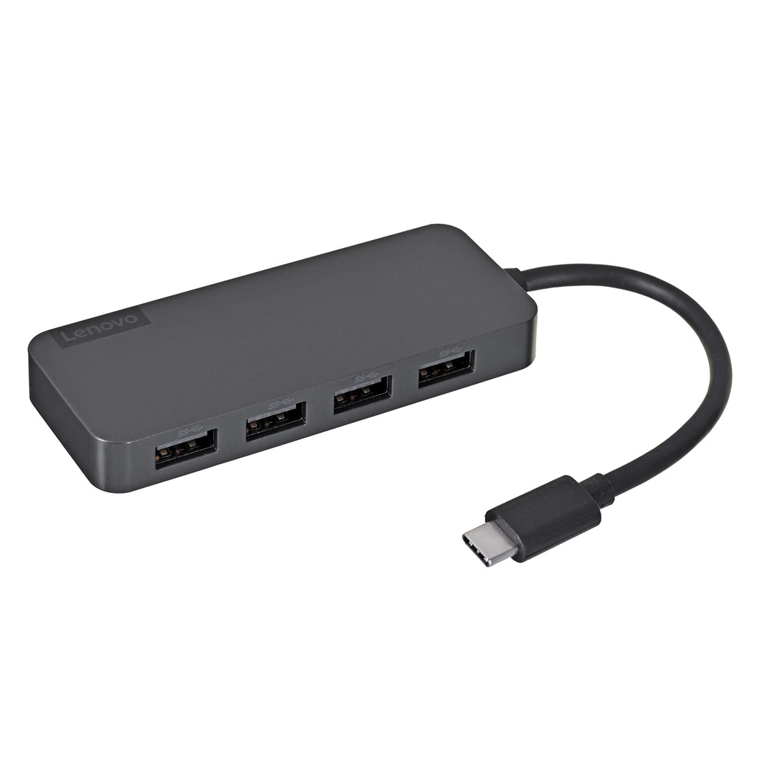 HUB Lenovo 4-portowy USB-C/4xUSB-A GX90X21431 — zdjęcie 1 z 3