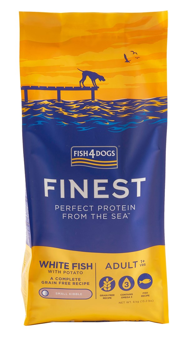 Fish4Dogs Finest Ocean z białą rybą Adult 6kg