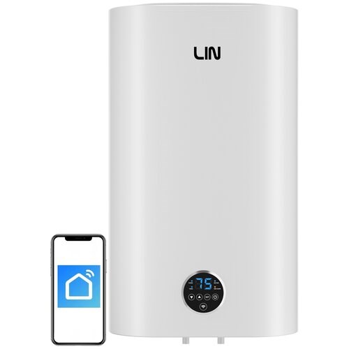 Bojler elektryczny LIN LIFVD1 80L biały z Wi-Fi — zdjęcie 1 z 4