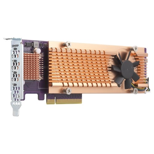 Qnap QM2-4P-384, 4x NVMe SSD M.2 2280 PCIe