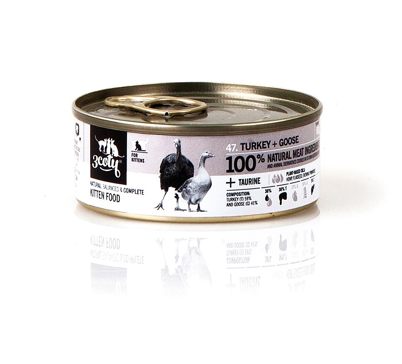 3Coty TURKEY + GOOSE for Kittens 80g — zdjęcie 1 z 8