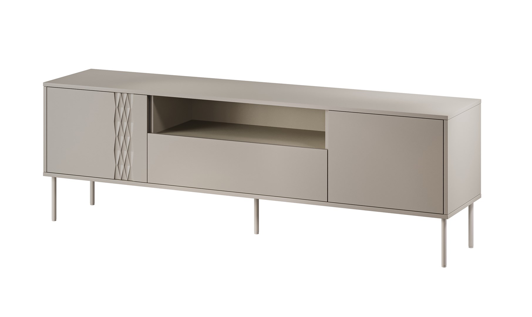 Szafka RTV EF TRESSE 180x40x54,5 kaszmir mat — zdjęcie 1 z 4