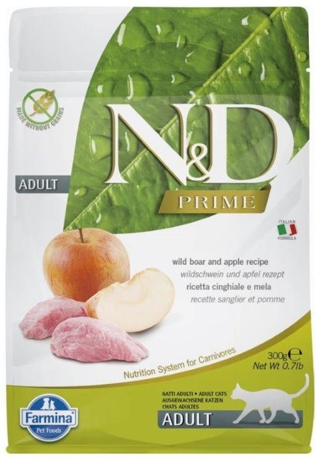 FARMINA N&D Prime Cat Boar and Apple 300g — zdjęcie 1 z 8