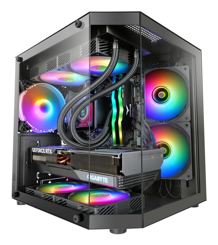TACENS MARS MC-3TLITE 1X120 FRGB FAN mATX - Obudowa — zdjęcie 1 z 6