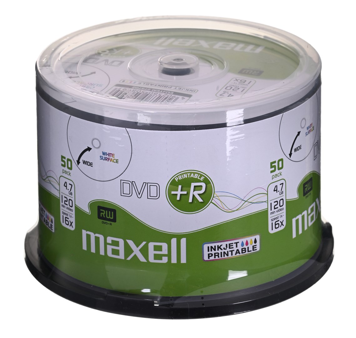 MAXELL Płyta DVD+R 4,7GB, 50 szt. — zdjęcie 1 z 3