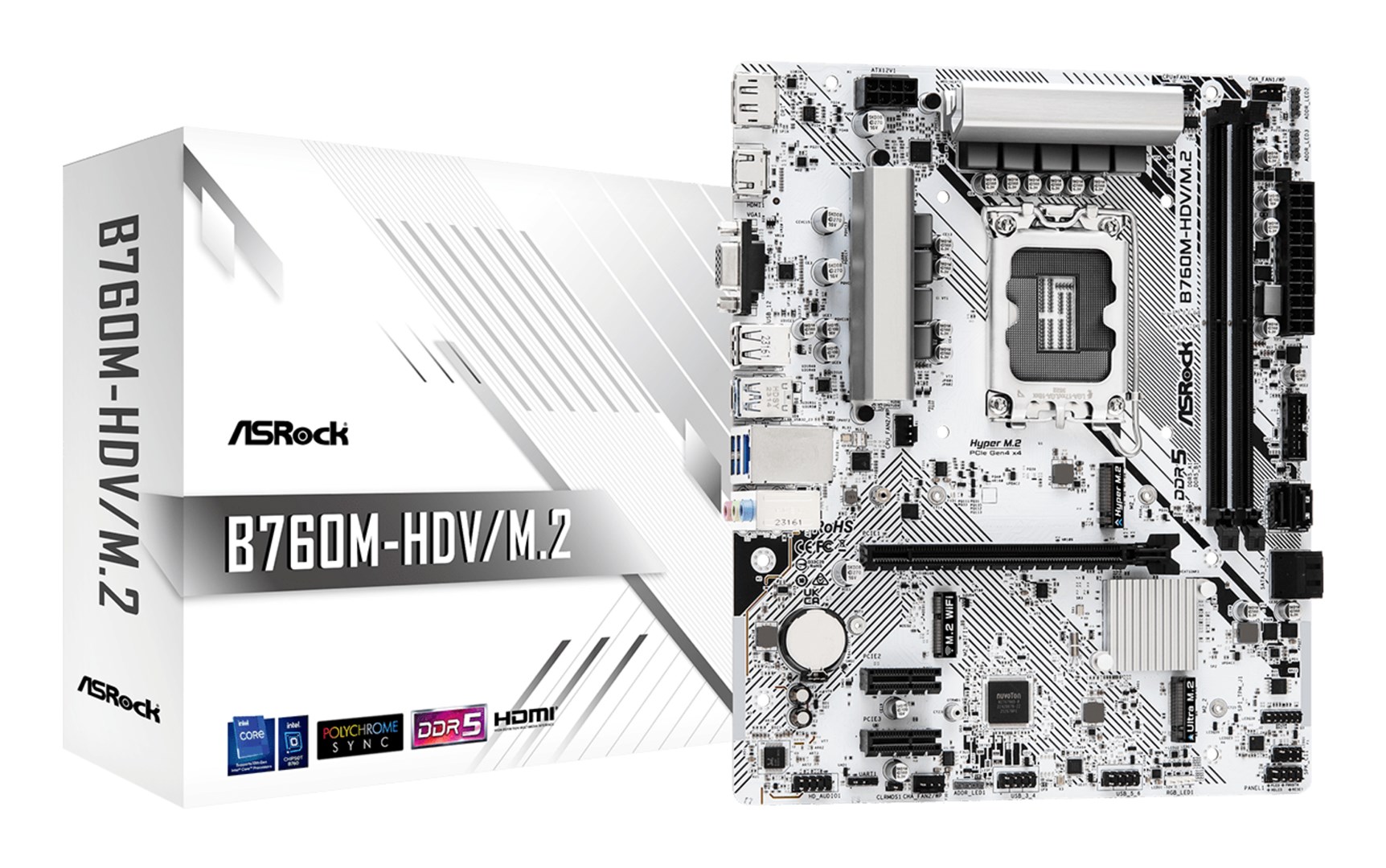 Płyta główna Asrock B760M-HDV/M.2 Socket 1700 — zdjęcie 1 z 5