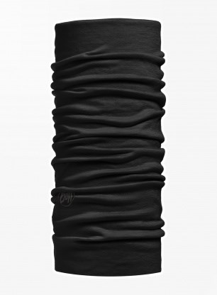 Chusta Buff Merino Lightweight, solid black — zdjęcie 1 z 2