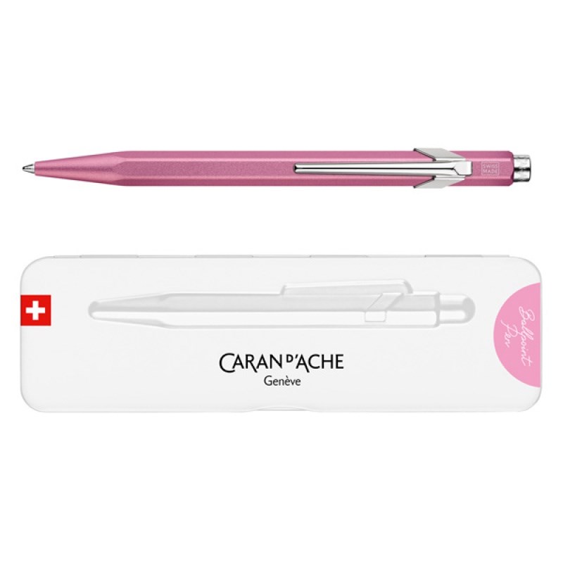 Caran d’Ache Długopis 849 Colormat-X, Różowy Slimpack — zdjęcie 1 z 5