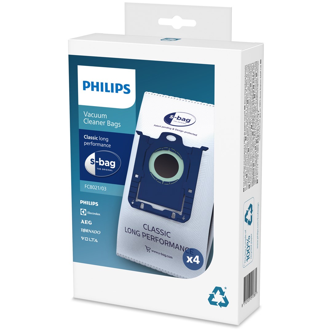 Worek na kurz Philips FC8021/03 dla cylinderów próżniowych, 4 szt. — zdjęcie 1 z 3