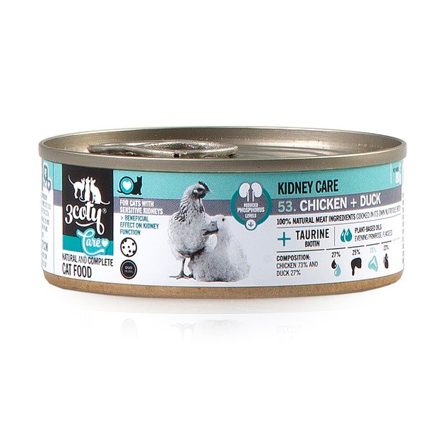 3Coty CHICKEN + DUCK Care 80g dla kotów — zdjęcie 1 z 8