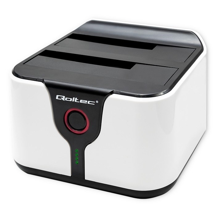 QOLTEC STACJA DOKUJĄCA 2.5" 3.5" SATA III USB 3.0 — zdjęcie 1 z 8