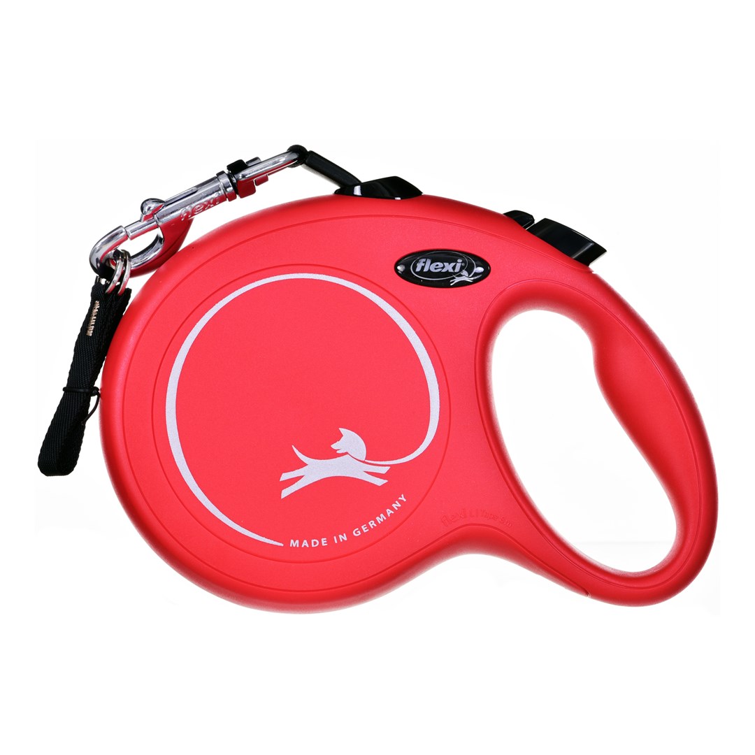 Smycz flexi New Classic L 8m, czerwona, 50kg