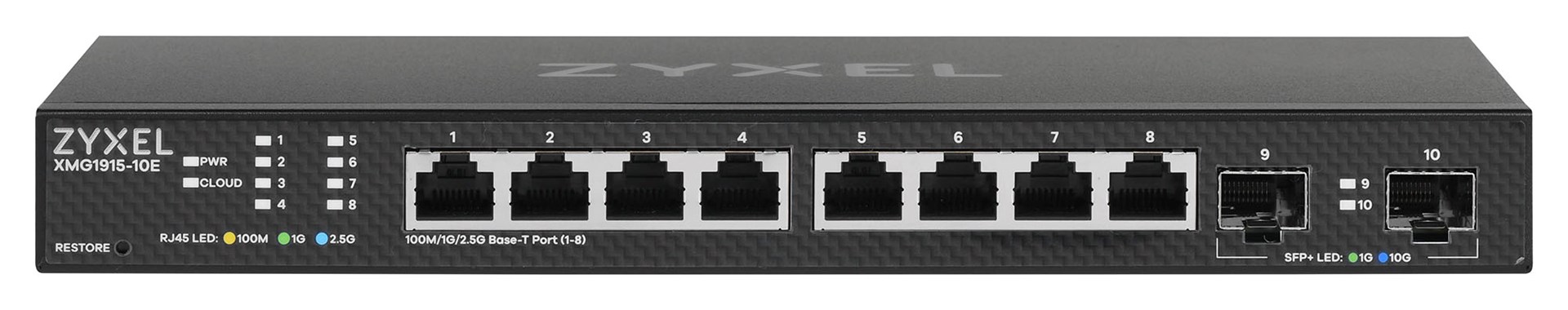 Switch Zyxel XMG1915-10E 10p Managed Multigigabit/10G — zdjęcie 1 z 8